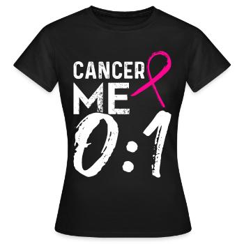 Cancer Chemotherapy Chemo Gift - Women's T-Shirt - black - Front - AI Model Female 172 dark (172cm)