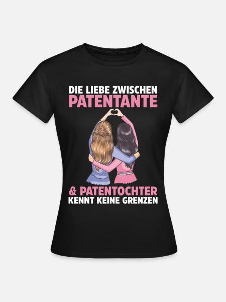 Patentochter Taufe Patenonkel Pate - Frauen T-Shirt - Schwarz