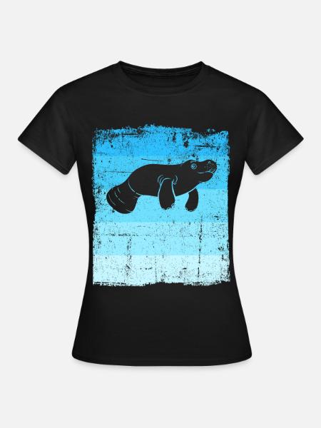 Seekühe Lustige Seekuh - Frauen T-Shirt - Schwarz