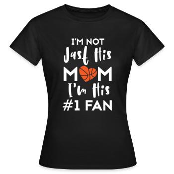 Basketball Basketball Basketball Team - Women's T-Shirt - black - Front - AI Model Female 172 dark (172cm)