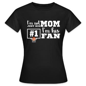 Basketball Basketball Basketball Team - Women's T-Shirt - black - Front - AI Model Female 172 dark (172cm)
