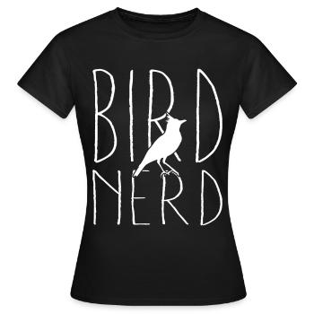 Vogel Ornithologie Vogelbeobachter Geschenk - Frauen T-Shirt - Schwarz - Vorne - AI Model Female 172 dark (172cm)