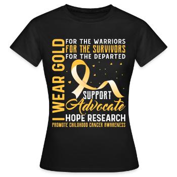 Cancer Chemotherapy Chemo Gift - Women's T-Shirt - black - Front - AI Model Female 172 dark (172cm)