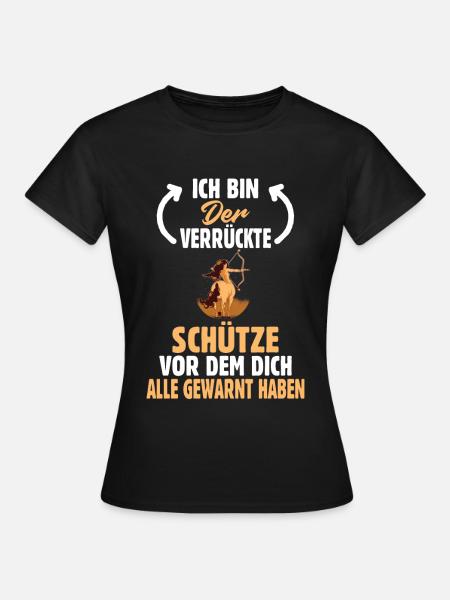 Sternzeichen Schütze - Frauen T-Shirt - Schwarz