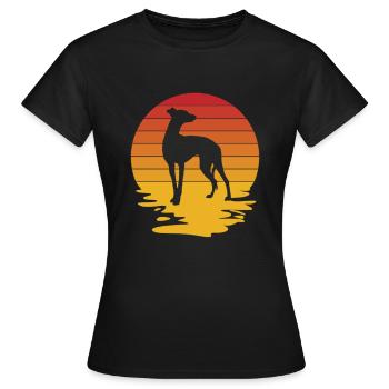 Greyhound Greyhound Gift - Women's T-Shirt - black - Front - AI Model Female 172 dark (172cm)
