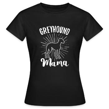Greyhound Greyhound Gift - Women's T-Shirt - black - Front - AI Model Female 172 dark (172cm)