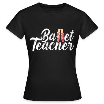 Danseurs de ballet Danseurs de ballet - T-shirt Femme - noir - Devant - AI Model Female 172 dark (172cm)