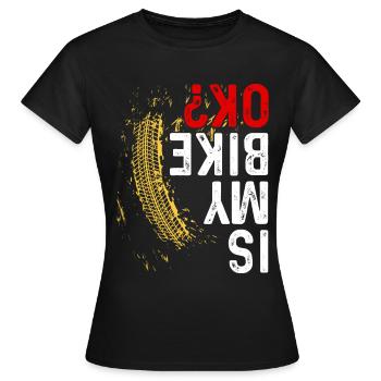Dirt Bike - T-shirt Femme - noir - Devant - AI Model Female 172 dark (172cm)
