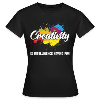 Art Artist Artist Painting Teacher Gift - Women's T-Shirt - black - Front - AI Model Female 172 dark (172cm)