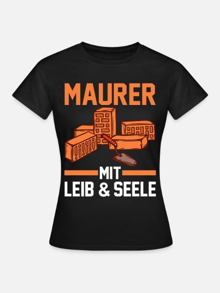Maurer - Frauen T-Shirt - Schwarz