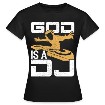 DISC-JOCKEY - T-shirt Femme - noir - Devant - AI Model Female 172 dark (172cm)