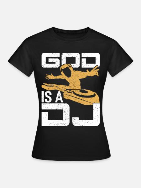 DJ - Frauen T-Shirt - Schwarz