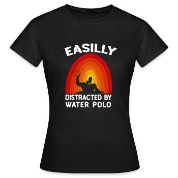 Water Polo Joueur de Water Polo Cadeau de Water Polo - T-shirt Femme - noir - Devant - AI Model Female 172 dark (172cm)