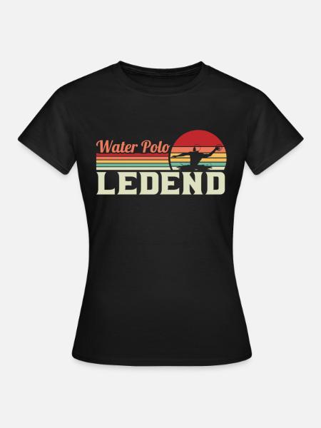 Water Polo Joueur de Water Polo Cadeau de Water Polo - T-shirt Femme - noir