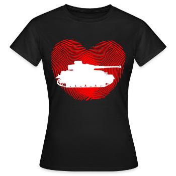TANK - Frauen T-Shirt - Schwarz - Vorne - AI Model Female 172 dark (172cm)