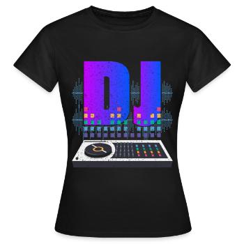 DISC-JOCKEY - T-shirt Femme - noir - Devant - AI Model Female 172 dark (172cm)