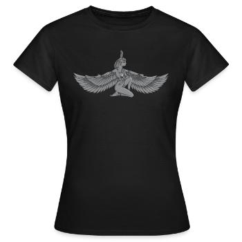 Isis Ägypten I Pharao Ägyptischer Gott - Frauen T-Shirt - Schwarz - Vorne - AI Model Female 172 dark (172cm)