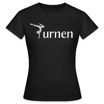 Gymnast Floor Gymnastics Gymnastics Gymnastics - Women's T-Shirt - black - Front - AI Model Female 172 dark (172cm)
