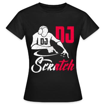 DISC-JOCKEY - T-shirt Femme - noir - Devant - AI Model Female 172 dark (172cm)