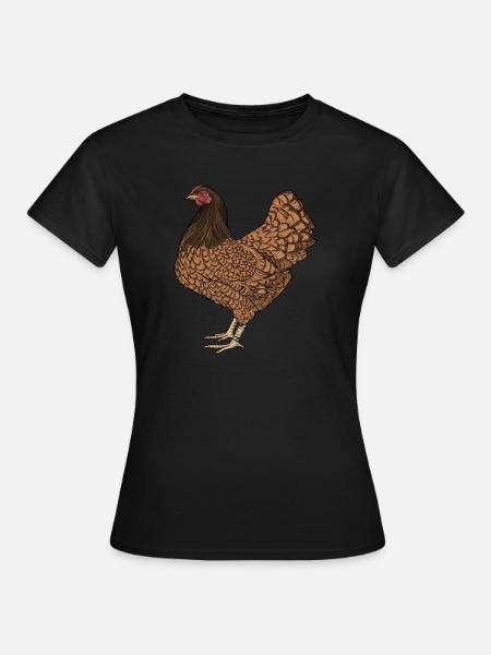 Barnevelder Huhn I Chicken Geflügel Motiv für - Frauen T-Shirt - Schwarz
