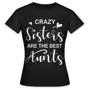 Aunt - Women's T-Shirt - black - Front - AI Model Female 172 dark (172cm)