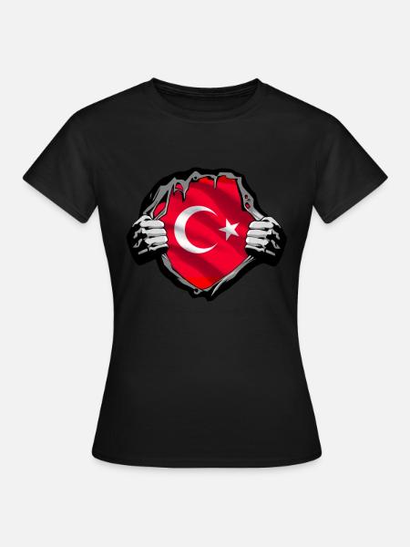 Türkei Türkisch Türke Türken - Frauen T-Shirt - Schwarz