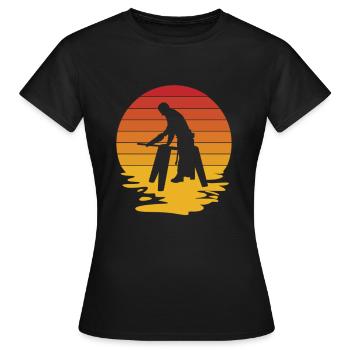 Charpentier Charpentier Menuiserie Charpentier - T-shirt Femme - noir - Devant - AI Model Female 172 dark (172cm)