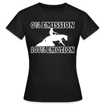 Western Reining - Western Riding Western Horse - Women's T-Shirt - black - Front - AI Model Female 172 dark (172cm)