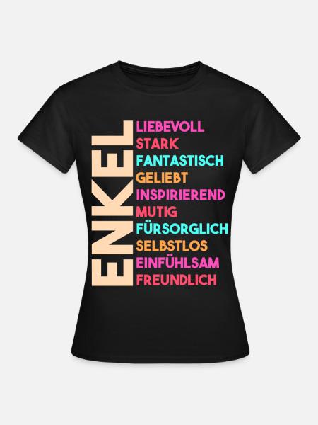 Enkel - Frauen T-Shirt - Schwarz