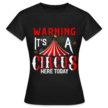 Cirque - T-shirt Femme - noir - Devant - AI Model Female 172 dark (172cm)