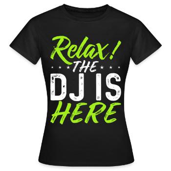 DJ Music Techno Dance Party Cadeau - T-shirt Femme - noir - Devant - AI Model Female 172 dark (172cm)