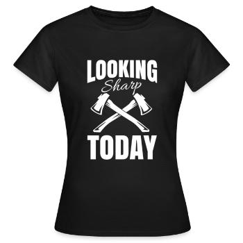 Axt Werfen Axt Werfer Axt Geschenk - Frauen T-Shirt - Schwarz - Vorne - AI Model Female 172 dark (172cm)