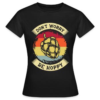 Beer Hops Brewery Brewing Brewery Craft Beer - Women's T-Shirt - black - Front - AI Model Female 172 dark (172cm)