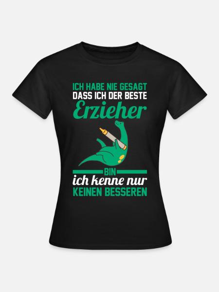 Kindergärtner Erzieher - Frauen T-Shirt - Schwarz