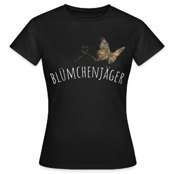 Floristin Floristik Gärtnerin Blumenbeet - Frauen T-Shirt - Schwarz - Vorne - AI Model Female 172 dark (172cm)