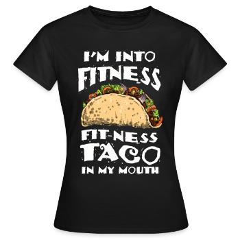 Taco Tuesday Torero Salsa Latino Mexican Nacho - Women's T-Shirt - black - Front - AI Model Female 172 dark (172cm)