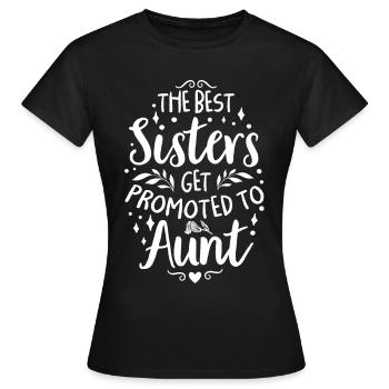 Aunt - Women's T-Shirt - black - Front - AI Model Female 172 dark (172cm)