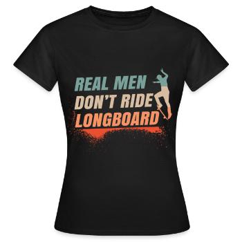 Skater Skateboard Cadeau Halfpipe Sk8 Ollie - T-shirt Femme - noir - Devant - AI Model Female 172 dark (172cm)