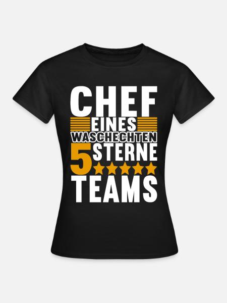 Abteilungsleiter Chef - Frauen T-Shirt - Schwarz