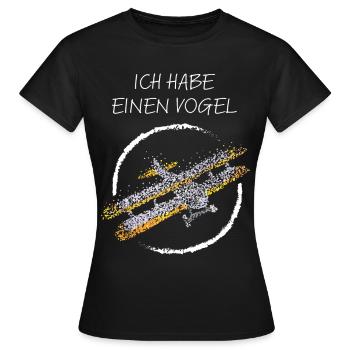 Modellflieger Modellbau Modellbauer - Frauen T-Shirt - Schwarz - Vorne - AI Model Female 172 dark (172cm)
