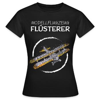 Modellbau Modellbauer Modellflugzeuge - Frauen T-Shirt - Schwarz - Vorne - AI Model Female 172 dark (172cm)