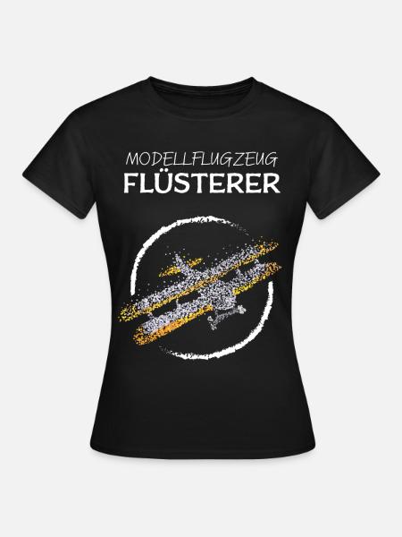 Modellbau Modellbauer Modellflugzeuge - Frauen T-Shirt - Schwarz