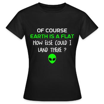 Étranger - T-shirt Femme - noir - Devant - AI Model Female 172 dark (172cm)