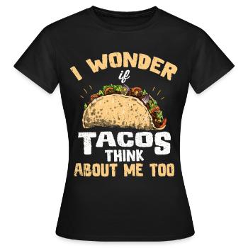 Taco Tuesday Torero Salsa Latino Mexican Nacho - Women's T-Shirt - black - Front - AI Model Female 172 dark (172cm)