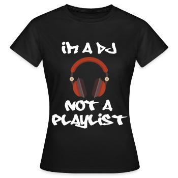 DISC-JOCKEY - T-shirt Femme - noir - Devant - AI Model Female 172 dark (172cm)