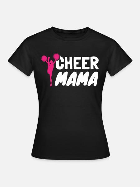 Cheer Mom - Frauen T-Shirt - Schwarz