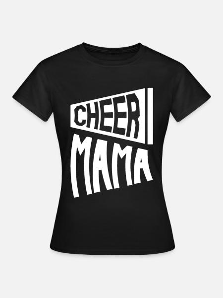 Cheer Mom - Frauen T-Shirt - Schwarz
