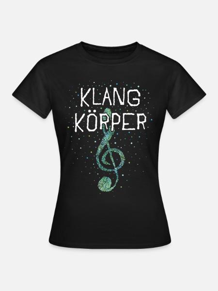 Klangkörper Sänger Sängerin Sopran Chor - Frauen T-Shirt - Schwarz