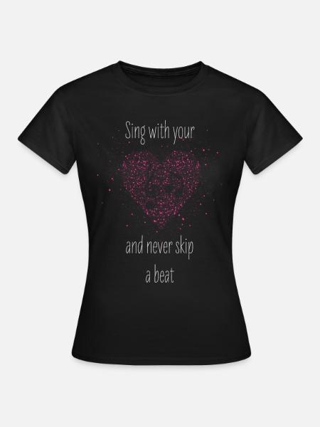 Singer Singer Singing Choir Choir Director - Women's T-Shirt - black