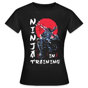 Ninja Gift Karate Ninjutsu Judo Samurai Japan - Women's T-Shirt - black - Front - AI Model Female 172 dark (172cm)